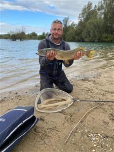 Martijn met snoek